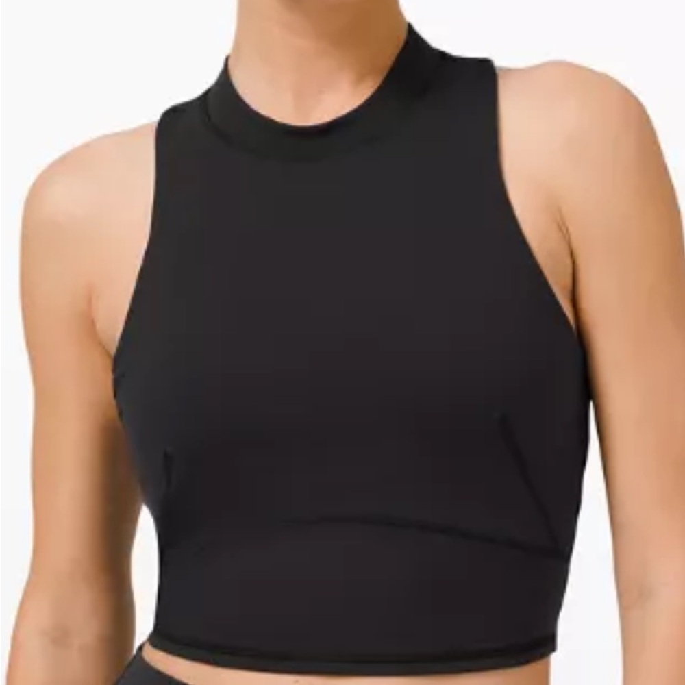 Lululemon Athletica Black  Crop Tank Top